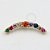 OR75 Topo Cluster Rainbow Ouro 18K - Imagem 1