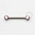 TN819 Nipple CZ Flat Push Pin Unilateral Titânio ASTM F136 - Imagem 2
