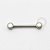 TN819 Nipple CZ Flat Push Pin Unilateral Titânio ASTM F136 - Imagem 3