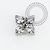 TN2209 Topo Micro Trevo CZ Push Pin Titânio ASTM F136 - Imagem 1