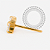 TN2210 Topo Micro Trevo CZ Push Pin Titânio PVD Gold - Imagem 2