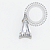 TN2214 Topo Triangular CZ  Titanio ASTM F136 - Imagem 1