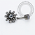 TN2215 Navel Sun Flower CZ Desmontável Titânio ASTM F136 - Imagem 1