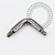 TN2218 Conector Curvo Rosca Externa Titânio ASTM F136 - Imagem 1