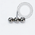 TN2222 Topo 3 Mini Esferas Push Pin Titânio ASTM F136 - Imagem 1