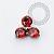 TN2309 Topo Trinity Lux Garnet Push Pin Titânio ASTM F136 - Imagem 1