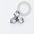 TN2312 Topo Trinity Lux Cristal Push Pin Titânio ASTM F136 - Imagem 1