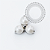 TN2315 Topo Trinity Lux Pérola Push Pin Titânio ASTM F136 - Imagem 1