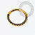 TN2333 Segmento Frontal 8mm CZ Black Titânio PVD Gold - Imagem 1