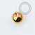 TN2368 Topo  Mini Esfera Titânio PVD Gold - Imagem 2