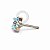 TN2374 Topo Flor Boreal Push Pin Titânio ASTM F136 - Imagem 3