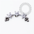 TN2429 Cluster  3 Estrelas Zirconia Titânio ASTM F136 - Imagem 1