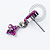 TN2445 Topo Trevo Rubi Pingente Push Pin Titânio ASTM F136 - Imagem 2