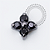 TN2452 Topo Micro Trevo CZ Black Push Pin Titânio ASTM F136 - Imagem 1