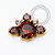 TN2473 Topo Luxo Garnet Coffee Titânio PVD Gold - Imagem 1