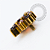 TN2473 Topo Luxo Garnet Coffee Titânio PVD Gold - Imagem 2