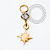 TN2475  Pingente CZ e Estrela Titânio PVD Gold - Imagem 1