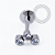 PB151 Labret Mini Cluster 3 CZ Aço 316L - Imagem 1