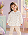 Jaqueta Infantil Bomber Off White Estampada - Imagem 1