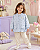 Jaqueta Infantil Bomber Azul Estampada - Imagem 1