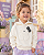 Blusão Infantil Canguru Creme com Capuz - Imagem 1