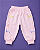 Calça Infantil Moletom Rosa com Laços Coloridos - Imagem 3