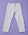 Calça Legging Infantil Cinza Claro Básica - Imagem 3