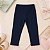 Calça Legging Infantil Azul Básica - Imagem 3