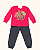 Conjunto Infantil Moletom Rosa Casinha de Doces - Imagem 3