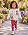 Conjunto Infantil Moletom Ursinho com Legging Pink - Imagem 1