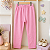 Calça Legging Infantil Rosa Confortável - Imagem 1