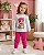 Conjunto Infantil Kyly Moletom Gatinha Rosa - Imagem 1