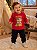Conjunto Infantil Kyly Vermelho e Marinho - Imagem 1