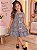 Vestido Infantil Preto e Branco com Laços - Imagem 1