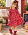 Vestido Bebê Vermelho com Corações - Imagem 1