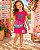 Vestido Rosa Infantil - Imagem 1