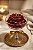 Vela Peônia Marsala Decorativa 180g - Imagem 1