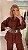 Kimono catou marrom - Imagem 2