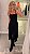 Vestido midi Anabela preto - Imagem 4