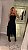 Vestido midi Anabela preto - Imagem 1