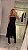 Vestido midi Anabela preto - Imagem 2