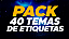Pack 40 Temas De Etiquetas - Imagem 1