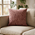 Almofada em Bouclé Liso Mesclado Rose Queimado 52x52 – Rosato - Imagem 1
