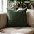 Almofada em Linho Liso Rustico Verde 52x52 Verdezza - Imagem 1