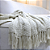 Manta em Tear Favo de Mel Off White - Imagem 1