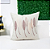 Almofada Bordada em Linho 52x52 - Oito Folhas Rose - Imagem 1