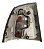 Lanterna Traseira Gm Astra Sedan 98 / 02 Original Carto Direito/passageiro Tricolor - Imagem 4