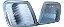 Par Pisca Seta Ford Escort 93/96 Xr3 Cristal Arteb Original - Imagem 5