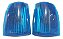 Par Pisca Seta Vw Gol Voyage 87/90 Colors Line Azul Raro - Imagem 1