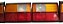 Kit Lanterna Traseira Vw Santana 91 / 97 Arteb Original Ambos Lados Tricolor - Imagem 9